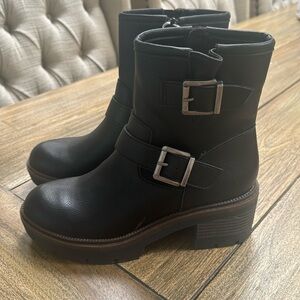BOC by Born Monika platform moto booties